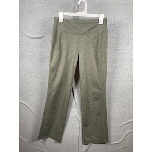 Duluth Trading NoGA Women's Leggings XS Heather Green Relaxed Fit 31" Inseam